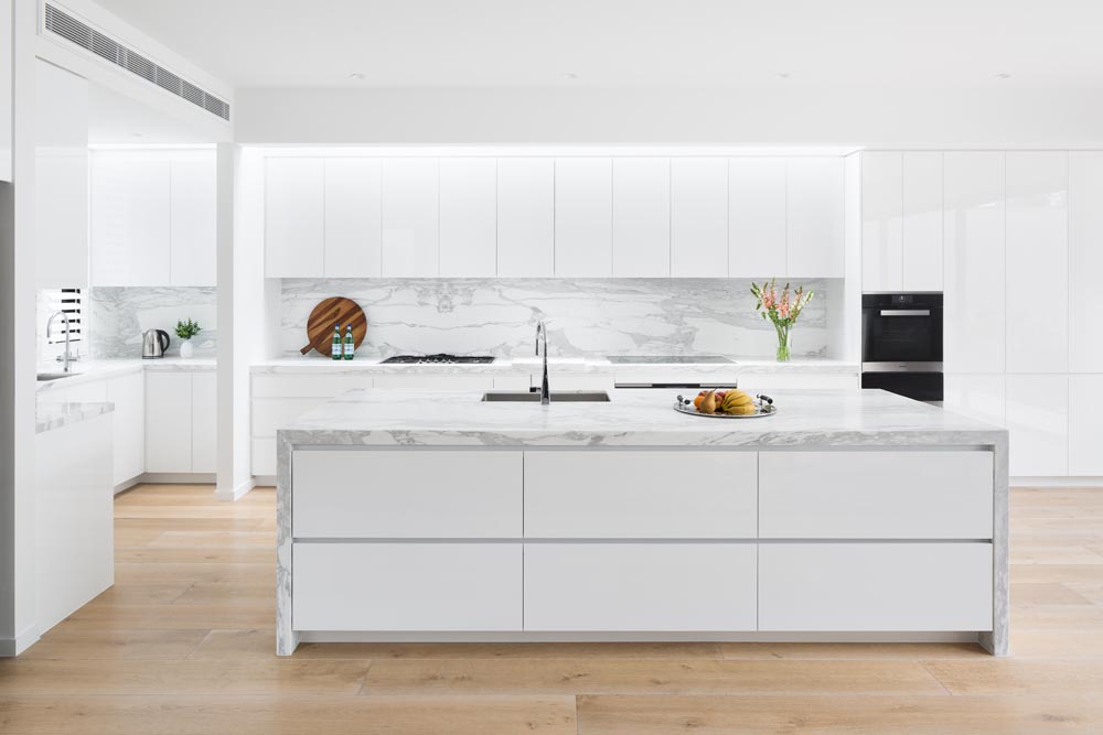 Sleek White Kitchen - Middle Park